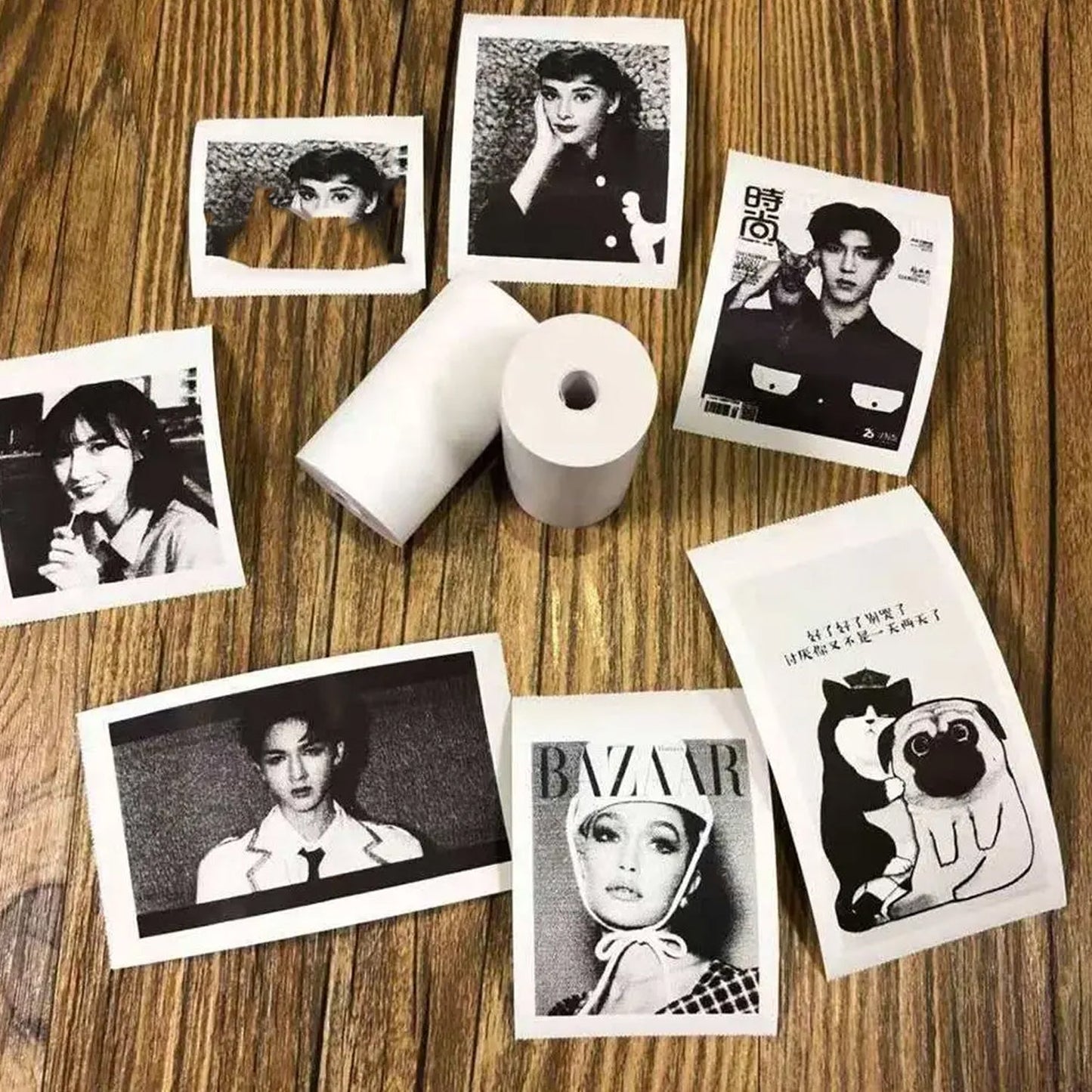 Small Thermal Printer Paper, Printing Paper Roll Aging Resistant Fast Color Rendering Portable Clear Printing for Travel (1 Pc / Printing Paper Roll ) - Discount Karo