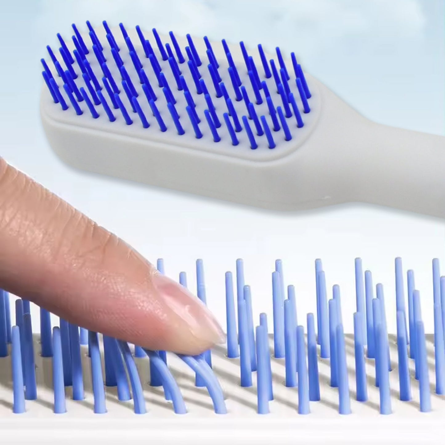 Self-Cleaning Hairbrush, Self-Cleaning Anti-Static Detangling Massage Comb, One-pull Clean Scalable Rotate Lifting Self Cleaning Hairbrush Hair Styling Tools - Discount Karo