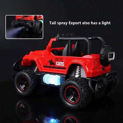 Mist Spray Race Car Toy Off Road Speed Car With Smoke (Water Sprayer Mist With Light) High Strength Climbing Power & Smoke Effect (Color May Vary), Kids - Discount Karo