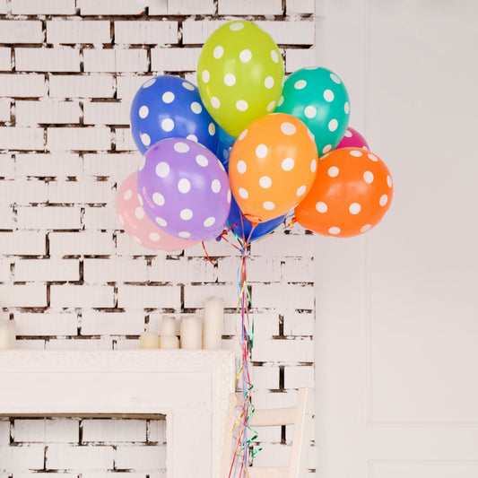 Colorful Balloons Kinds of Latex Balloons for Birthday / Anniversary / Valentine's / Wedding / Engagement Party Decoration Birthday Decoration Items for Kids Multicolor (20 Pcs Set) - Discount Karo