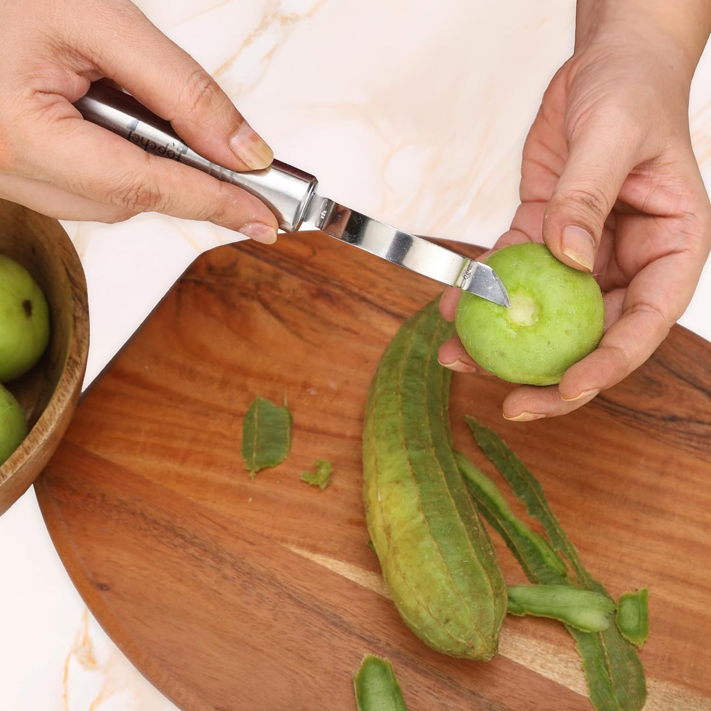 Kitchen Vegetable Peeler, Fruit Peeler, Ergonomic Handle Safe and Easy to Use for Potatoes,Apples,Pears Tomatoes,Carrots,Cucumbers Kitchen Accessory, Kitchen Gadgets (1 Pc) - Discount Karo