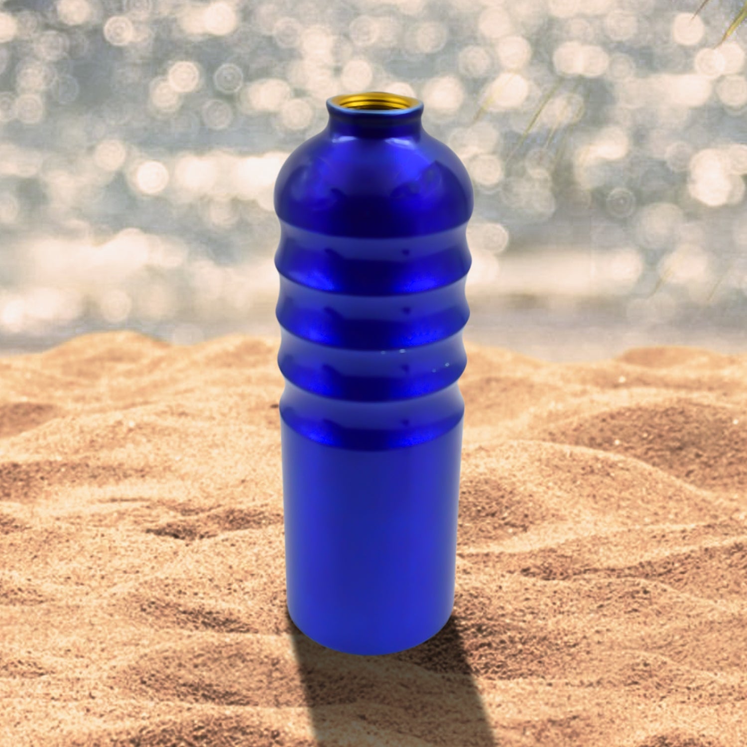 Aluminium Sports Water Bottle, 1 Pc (Capacity 500 ML Approx) - Discount Karo