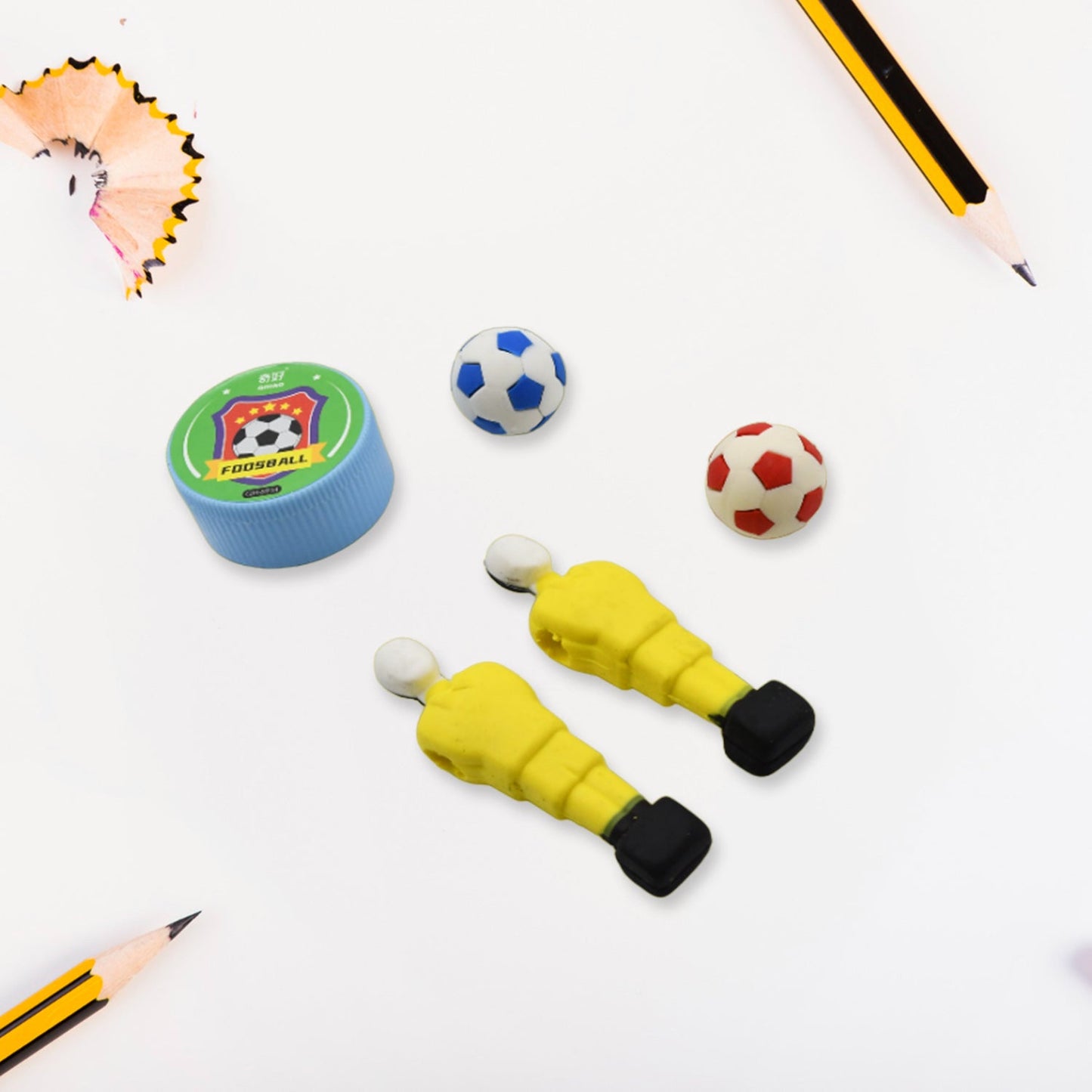 Stationary Kit Football & Basketball Theme Stationary Set For Kids, Pencil, Sharpener, Eraser Set For Kids, Boys & Girls, Birthday Return Gift Stationary Set - Discount Karo