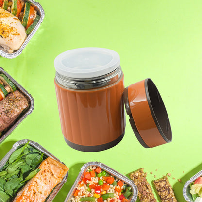 Leak-proof Thermos Flask For Hot Food, Warm Soup Cup, Vacuum Insulated Lunch Box, Food Box for Thermal Container For Food Stainless Steel - Discount Karo