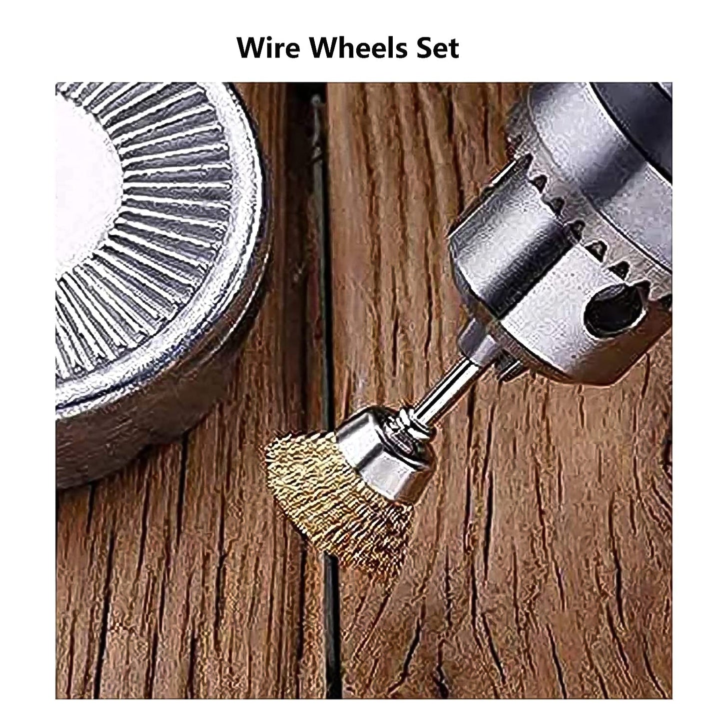 Brass Wire Wheels, 3 Pcs Brass Wire Wheels, Rust Removal Tool - Discount Karo