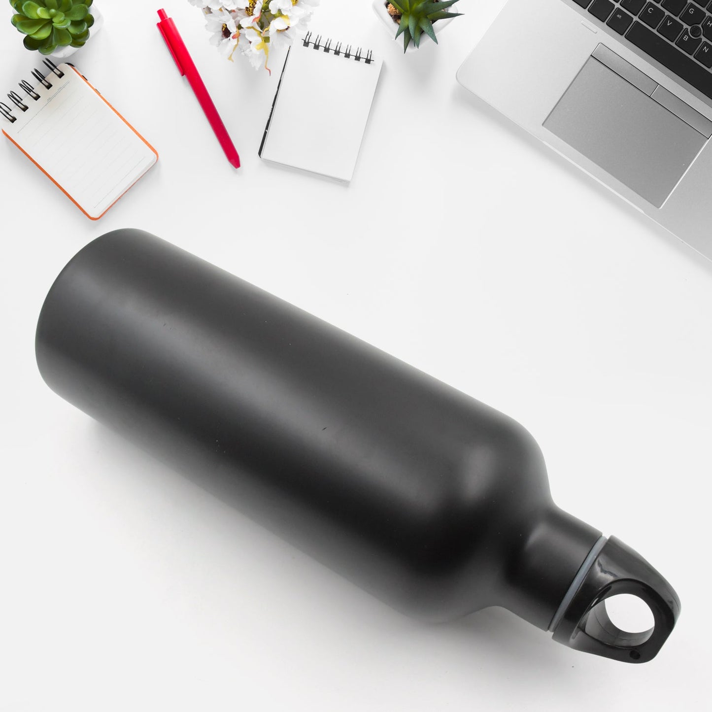 Vacuum Stainless Steel Water Bottle With Carry Handle, Fridge Water Bottle, Leak Proof, Rust Proof, Cold & Hot | Leak Proof | Office Bottle | Gym | Home | Kitchen | Hiking | Trekking | Travel Bottle (Approx 750 ML ) - Discount Karo