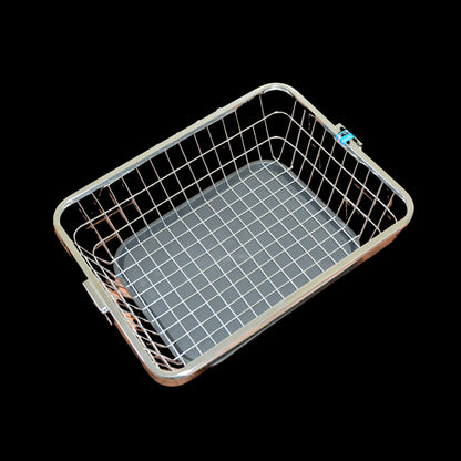 Dish Drainer Rack  With Drip Tray Stainless Steel Dish Drainer Rack with Drip Tray, Utensil Drying Stand for Kitchen Plate Rack Bartan Basket for Kitchen Utensils/Dish Drying Rack with Drainer/Bartan Basket/Plate Stand ( 57 x 45 x 19 cm) - Discount Karo