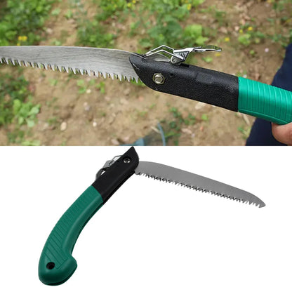 Folding Handsaw, Pruning Saws for Tree Trimming Camping, Gardening, Hunting. Cutting Wood, PVC, Bone - Discount Karo