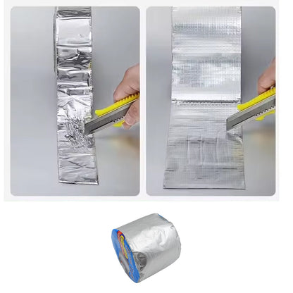 Self-Adhesive Insulation Resistant High Temperature Heat Reflective Aluminum Foil Duct Tape Roll (1 Pc, 1802 Gm) - Discount Karo