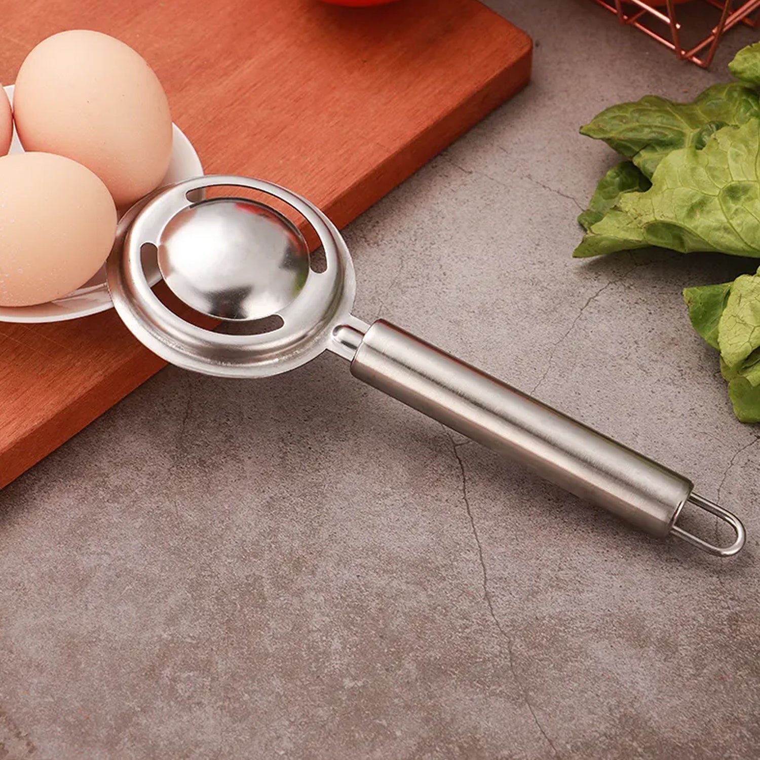 kitchen tools Egg Yolk White Separator Stainless Steel Egg White Separator Tools Eggs Yolk Filter Gadgets Kitchen Gadgets Separating Funnel Spoon Egg Divider Tools - Discount Karo