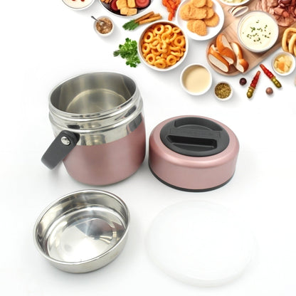 Leak-Proof Thermos Flask: Keeps Food Hot & Fresh (Stainless Steel, Multi-Color) - Discount Karo