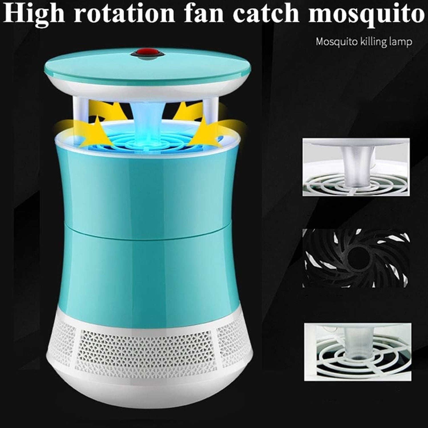 Mosquito Killer Machine, Electronic Indoor Insect Killer Lamp, Bug Bedroom Mute Radiation-free Portable Fly Insect Killer Light For Home & Commercial Use. Mosquito killer lamp. - Discount Karo