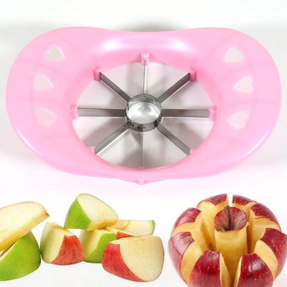 Multi Purpose Fruit Slicer Apple Cutter Regular With 8 Stainless Steel Blades Apple Slicer (1 Pc) - Discount Karo