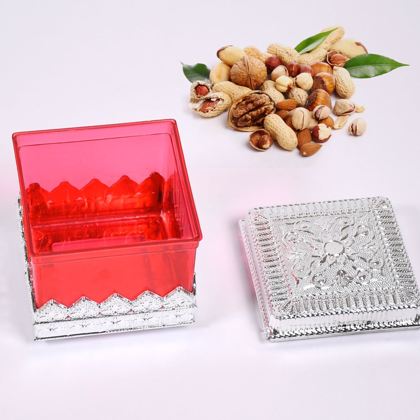 7129 RUBY DRYFRUIT STORAGE CONTAINER  ATTRDraft DESIGN BOX FOR HOME , GIFTING & KITCHEN USE 