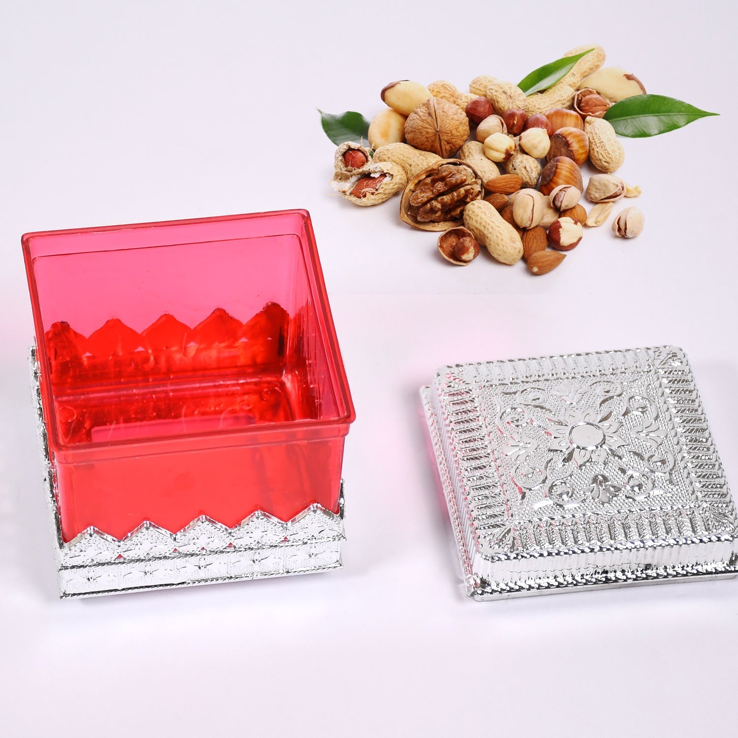 7129 RUBY DRYFRUIT STORAGE CONTAINER  ATTRDraft DESIGN BOX FOR HOME , GIFTING & KITCHEN USE 