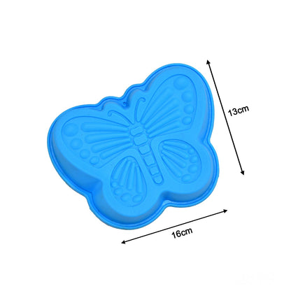 Butterfly Shape Cake Cup Liners I Silicone Baking Cups I Muffin Cupcake Cases I Microwave or Oven Tray Safe I Molds for Handmade Soap, Biscuit, Chocolate, Muffins, Jelly – Pack of 4 - Discount Karo