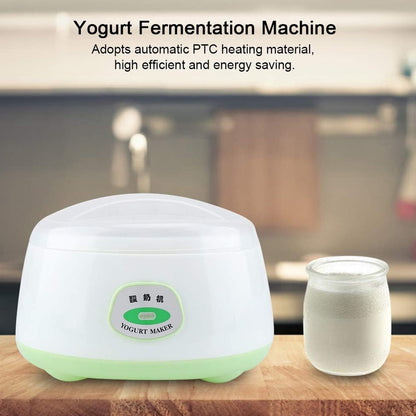 ELECTRONIC YOGURT MAKER, AUTOMATIC YOGURT MAKER MACHINE 1L YOGHURT PLASTIC CONTAINER FOR HOME USE - Discount Karo