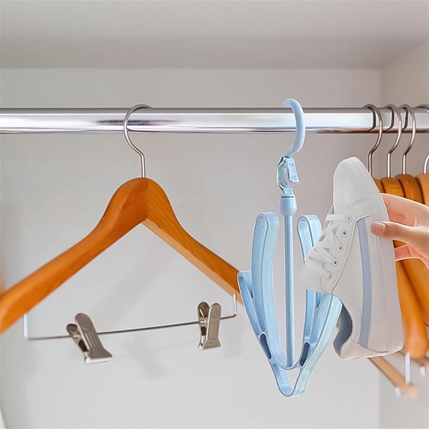 Lightweight Shoes Drying Hanger