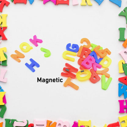 English A to Z Small letter Colorful Magnetic Alphabet to Educate Kids in Fun Play & Learn | Toy for Preschool Learning, Spelling, Counting (26 Alphabet) - Discount Karo