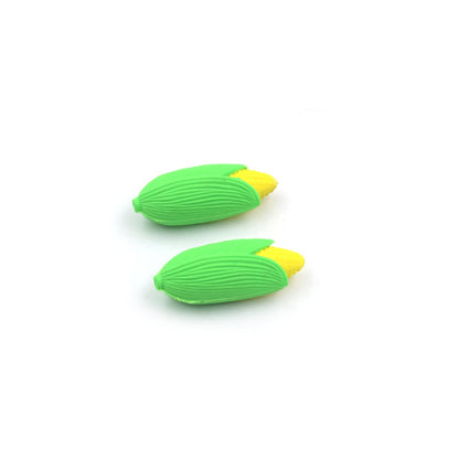 Corn Shape School Eraser High Qulaity ( 2 Pc Set ) - Discount Karo