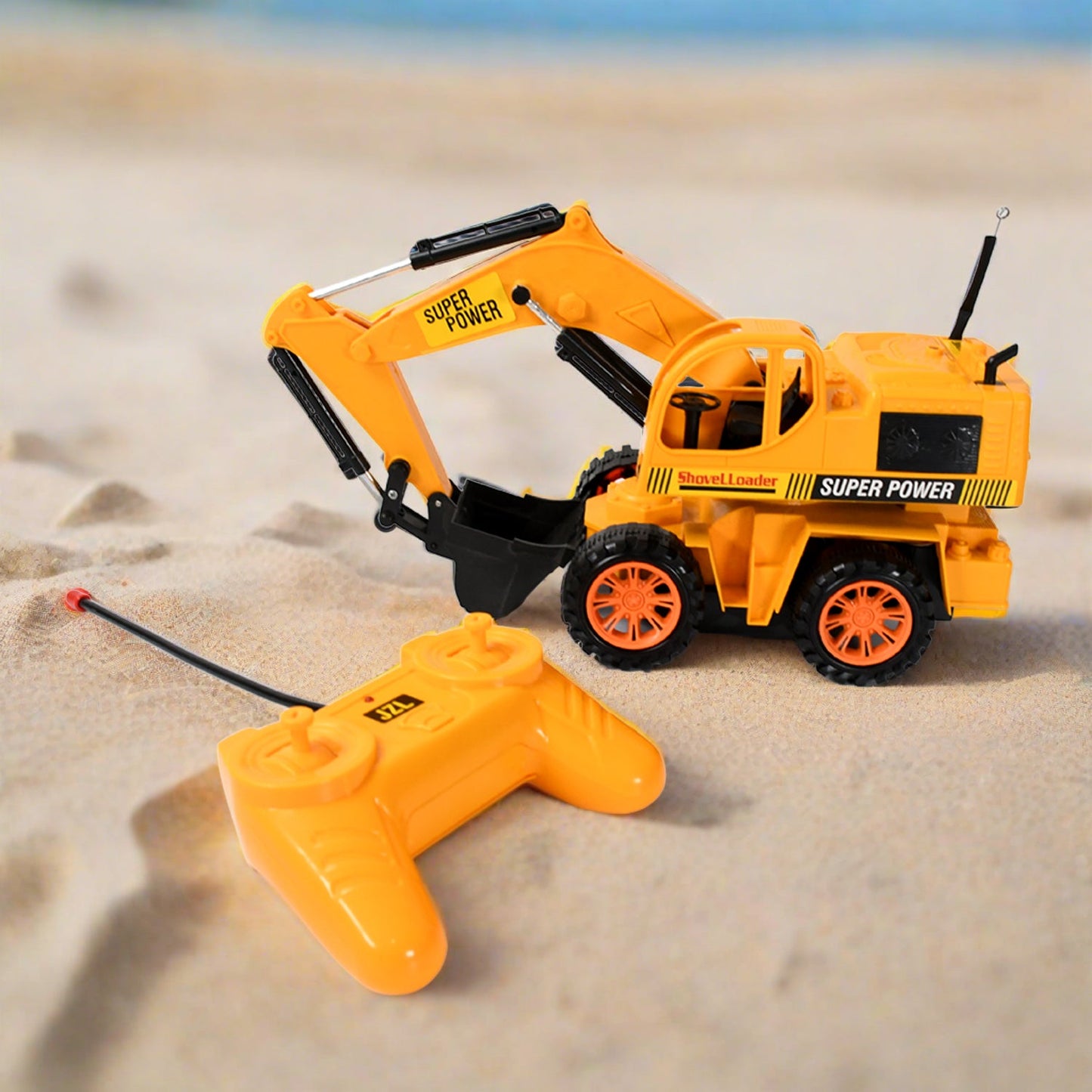 Plastic JCB Construction Toy Remote Control JCB Toys for Kids Boys, Super Power Remote Control JCB Truck Construction Toy (1 Set) - Discount Karo