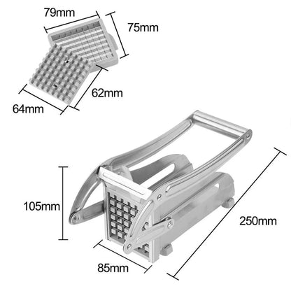 FRENCH FRIES POTATO CHIPS STRIP CUTTER MACHINE WITH BLADE - Discount Karo