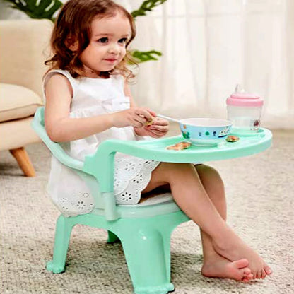 Baby Chair, with Tray Strong and Durable Plastic Chair for Kids/Plastic School Study Chair/Feeding Chair for Kids, Portable High Chair for Kids - Discount Karo