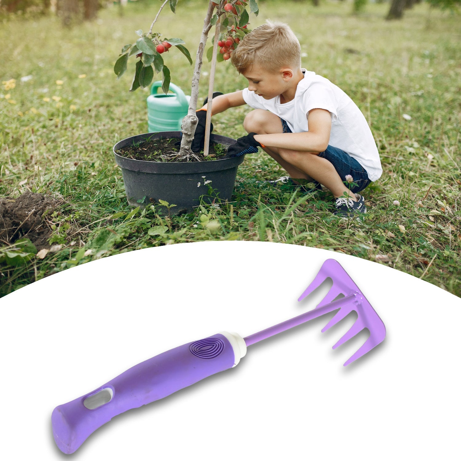 Heavy Duty Garden Tools, Gardening Tools Kit for Home Garden, Indoor and Outdoor Gardening for Plants, Agriculture, and Soil Tools (1 Pc)  (5 Different Types Tool) - Discount Karo