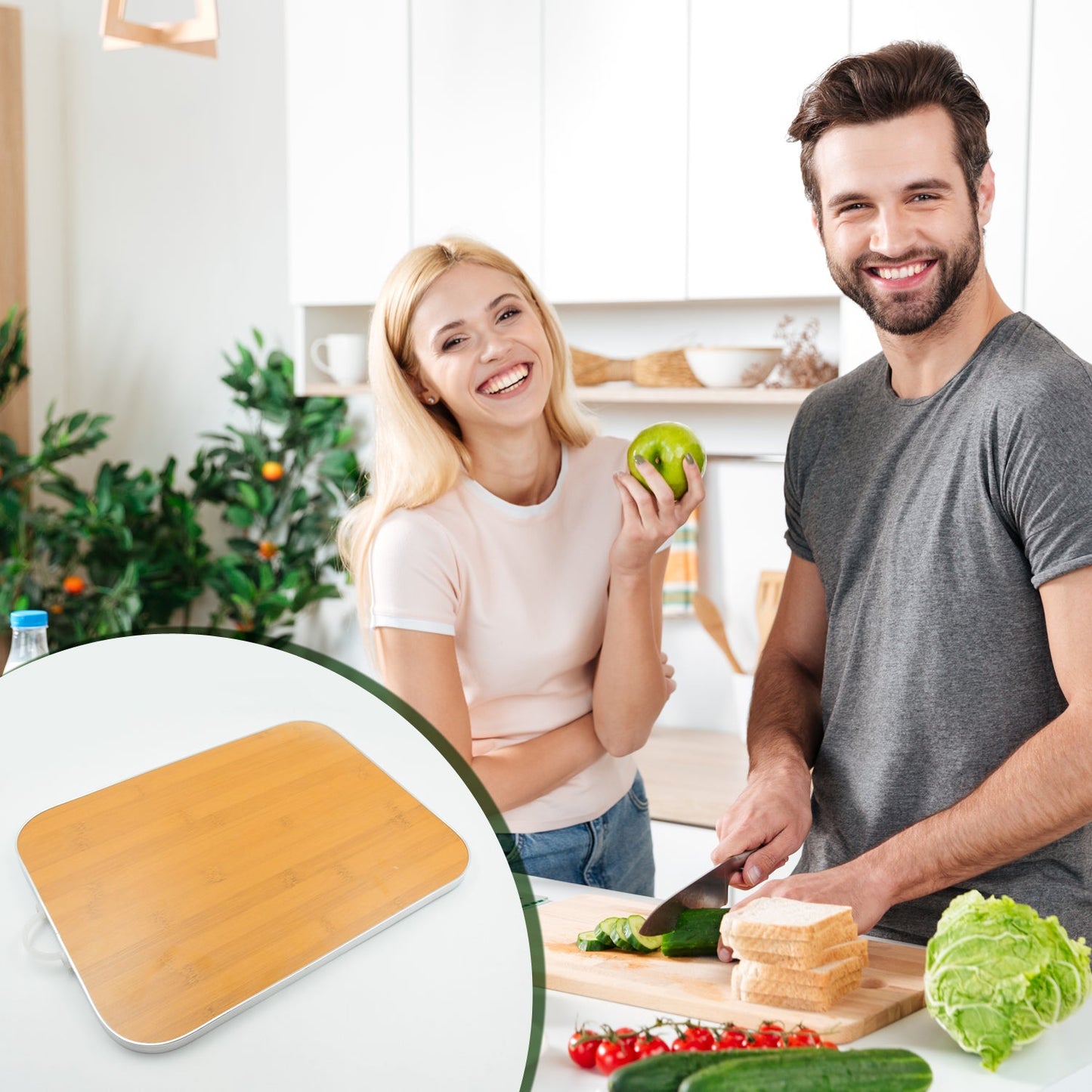 Wooden Chopping Board Big Size Kitchen Chopping Board Household Cutting Board Knife Board Vegetable Cutting and Fruit Multi-purpose Steel Vs Wooden Sticky Board Cutting board For Kitchen Use - Discount Karo