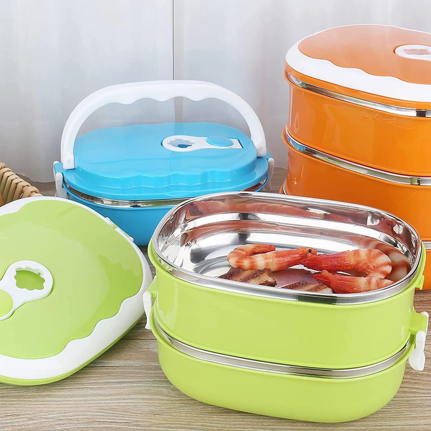 Lunch Box 900/1800ml Stainless Steel Kitchen Insulated Thermal Lunch Box Bento Office Picnic Food Container Leakproof Thermos Lunchbox - Discount Karo