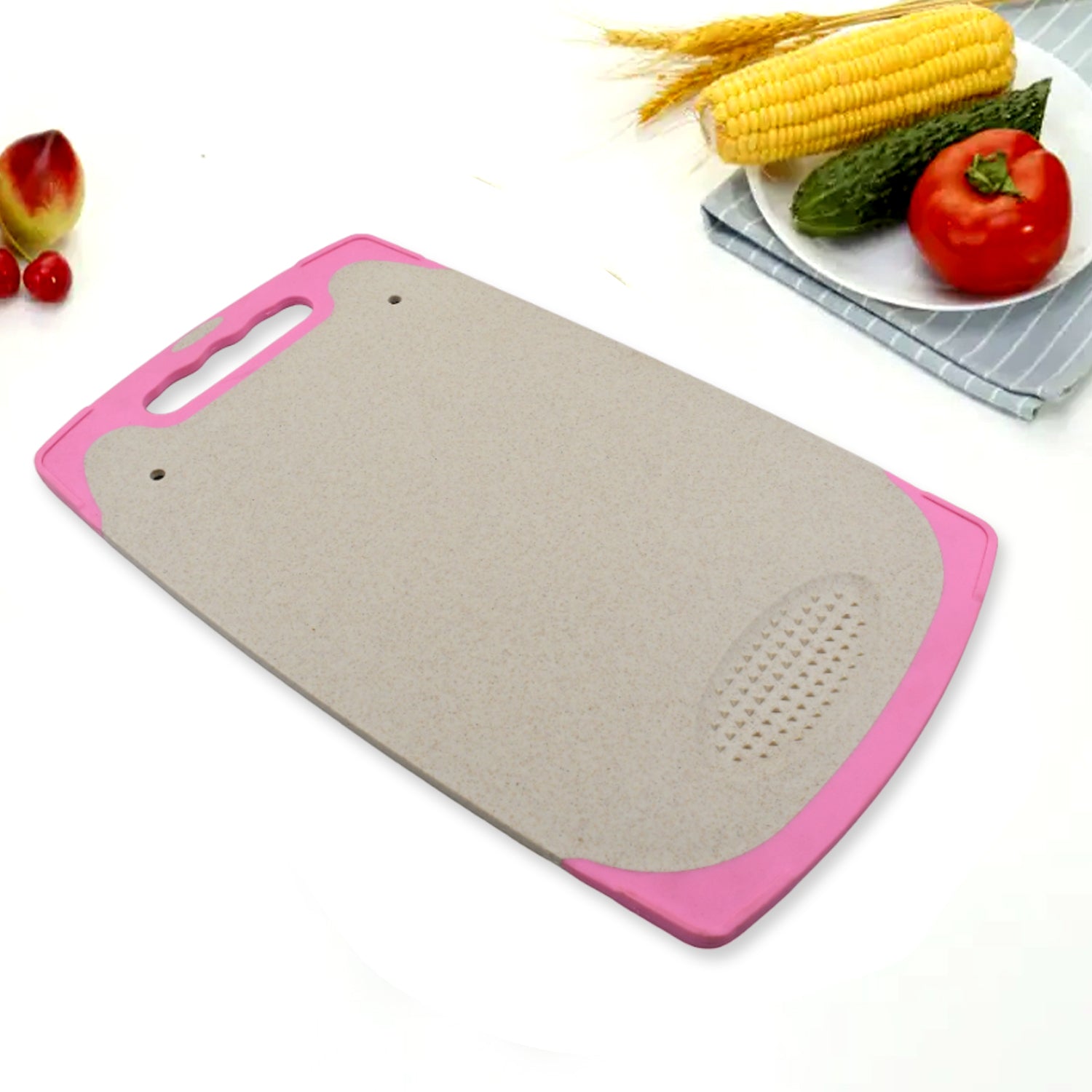 Kitchen Chopping Board Household Cutting Board Knife Board Vegetable Cutting and Fruit Multi-purpose Plastic Sticky Board Cutting board - Discount Karo