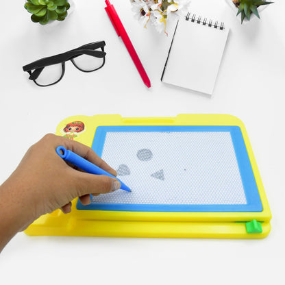 Children Magic Slate Pen Doodle Pad Erasable Drawing Easy Reading Writing Learning Graffiti Board Kids Gift Toy Magnetic Painting Sketch Pad for Baby Children (1 Pc Mix Color) - Discount Karo