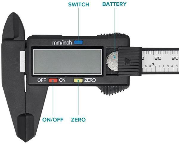 LCD Screen Digital Caliper (6 inch) - Discount Karo