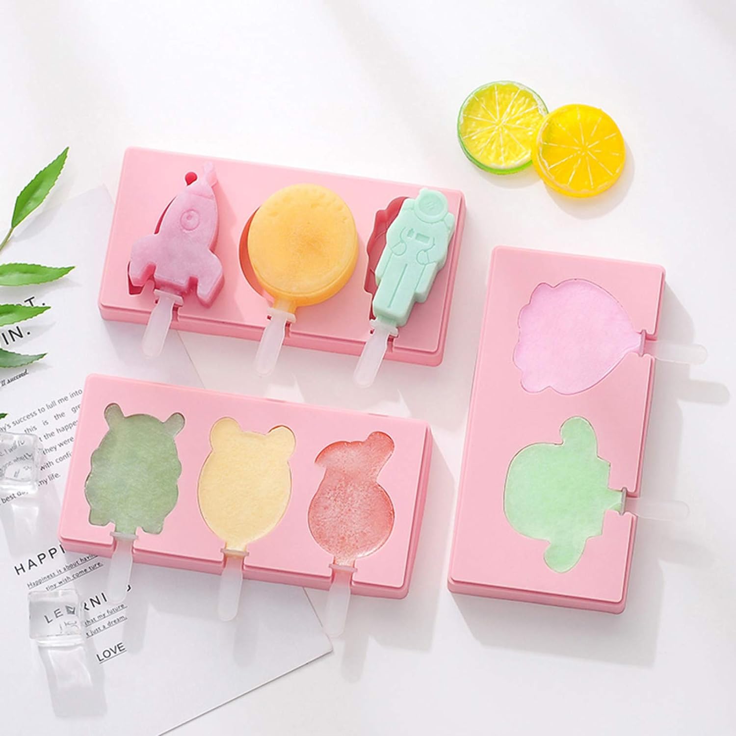 Silicone Popsicle Molds, Reusable Ice Cream Molds With Sticks And Lids. A Must-Have Popsicle Mold For Summer. - Discount Karo