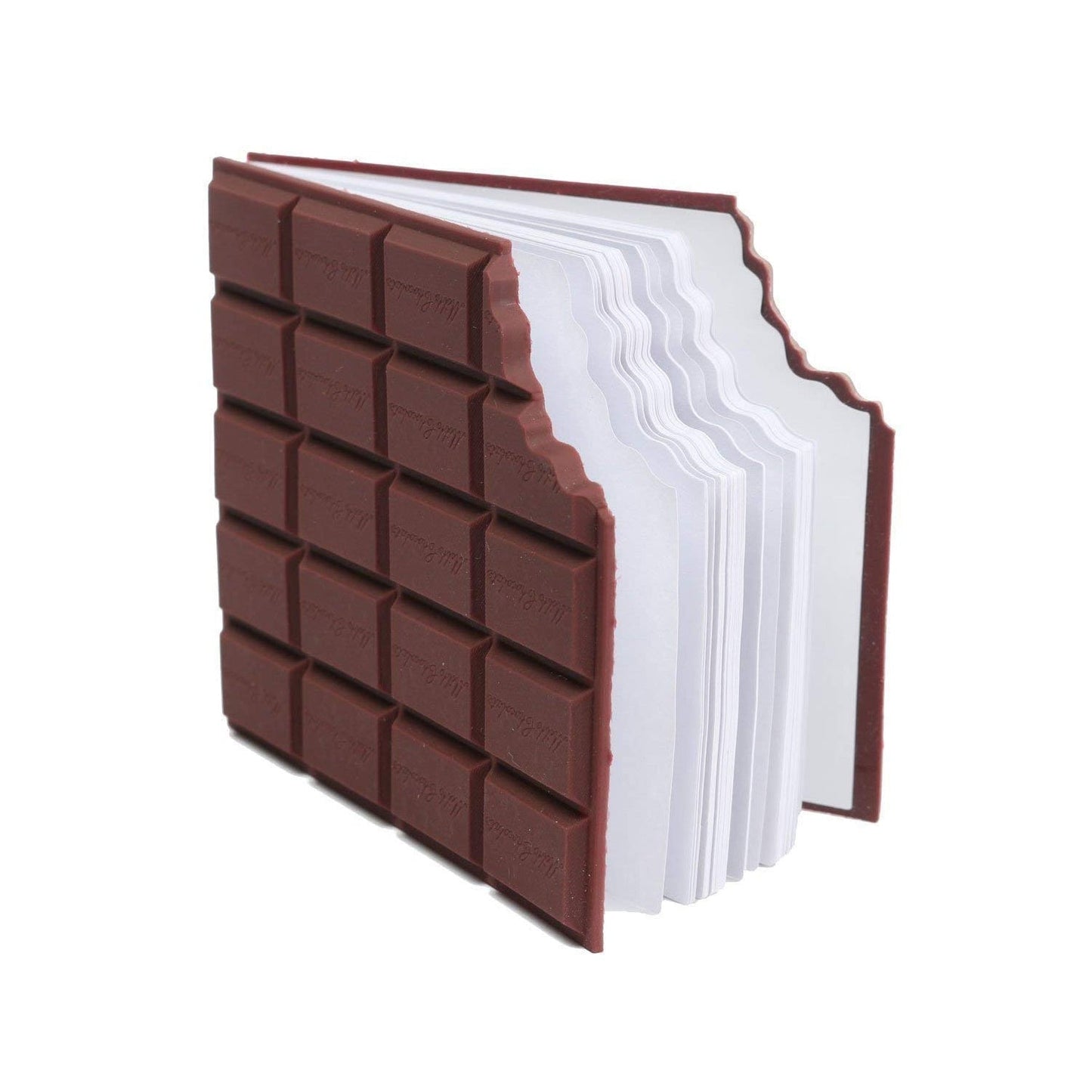 Small Chocolate Scented Diary Memo Notebook in Rectangular Chocolate Bite Shape with Original Chocolate Smell Personal Pocket Diary, Dairy book with Plain Pages for Kids - Discount Karo