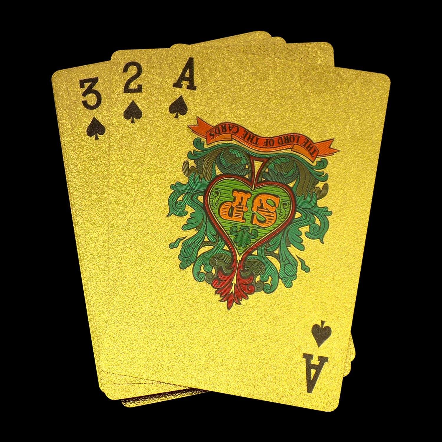 Gold Plated Poker Playing Cards (Golden) - Discount Karo