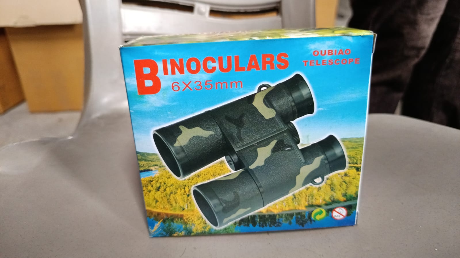 Learning Toy Binoculars / Telescopic for Kids Educational Birthday Return Gifts for Boys and Girls in Bulk Hunting Bird Watching Camping Outdoor, Binoculars for Hunting Trips (6x35 MM / 1 Pc) - Discount Karo