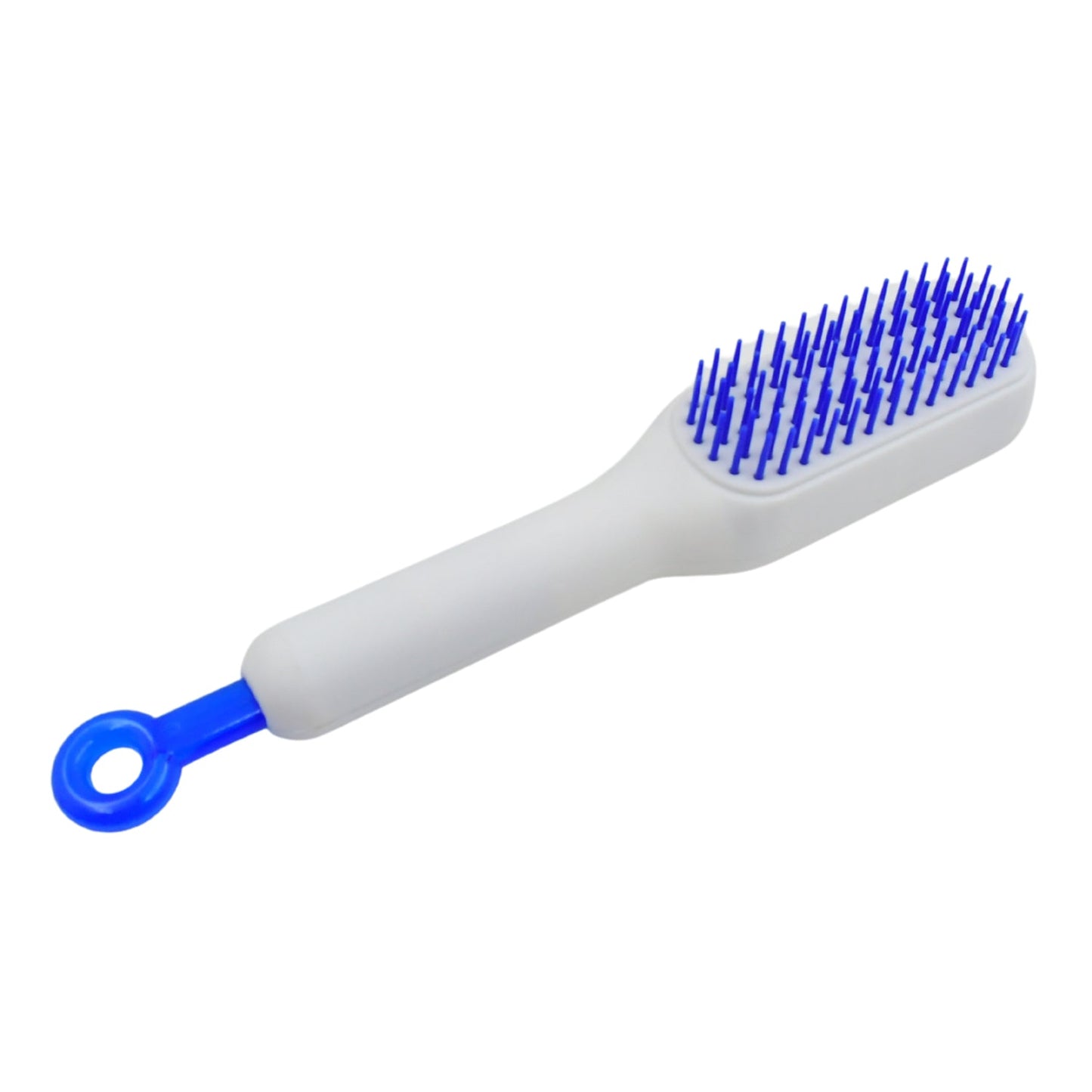 Self-Cleaning Hairbrush, Self-Cleaning Anti-Static Detangling Massage Comb, One-pull Clean Scalable Rotate Lifting Self Cleaning Hairbrush Hair Styling Tools - Discount Karo