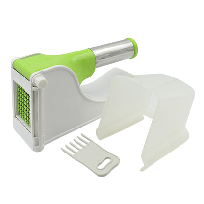 Virgin Plastic French Fry Chipser, Potato Chipser / Potato Slicer with Container - Discount Karo