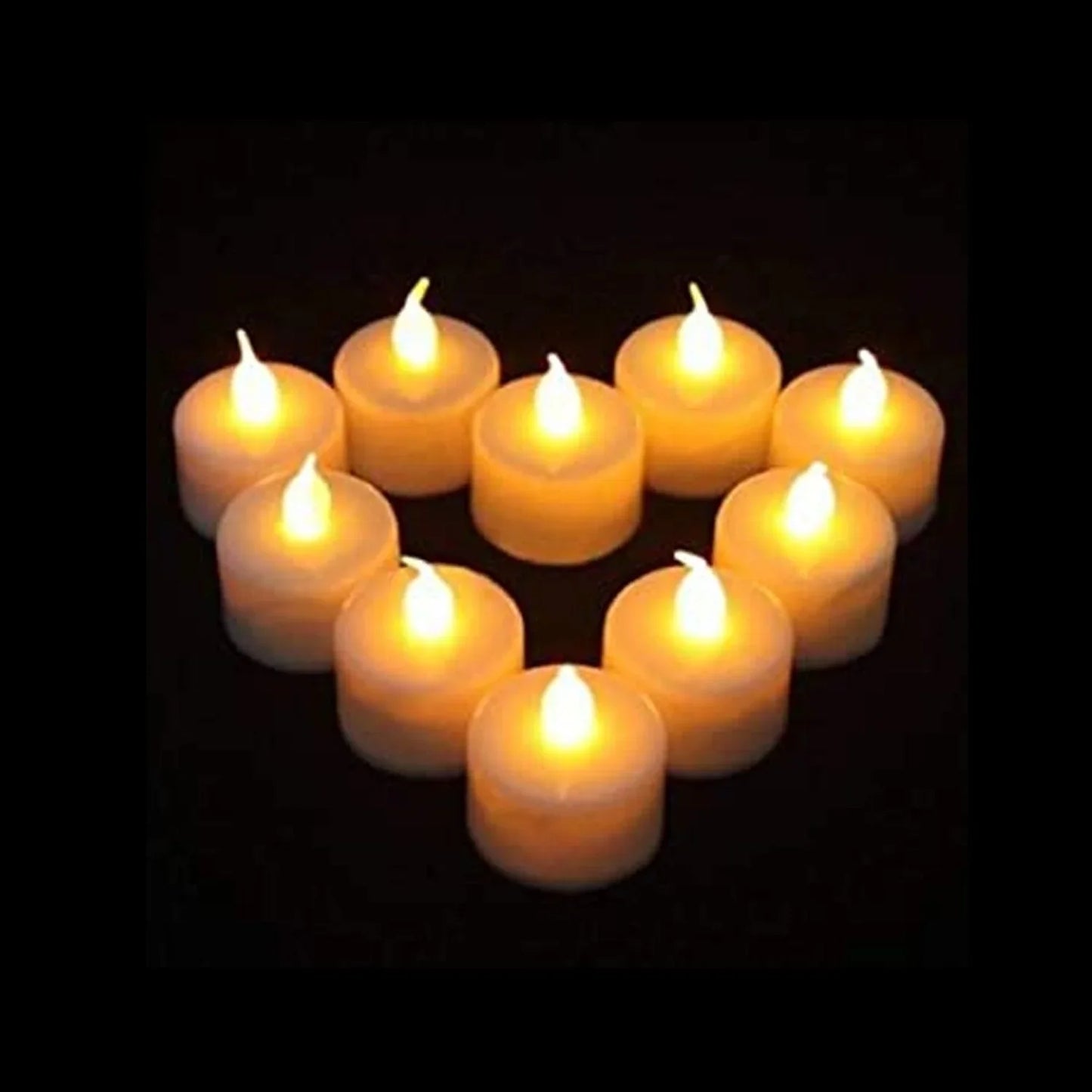 Festival Decorative - LED Tealight Candles | Battery Operated Candle Ideal for Party, Wedding, Birthday, Gifts (12pc) (White)