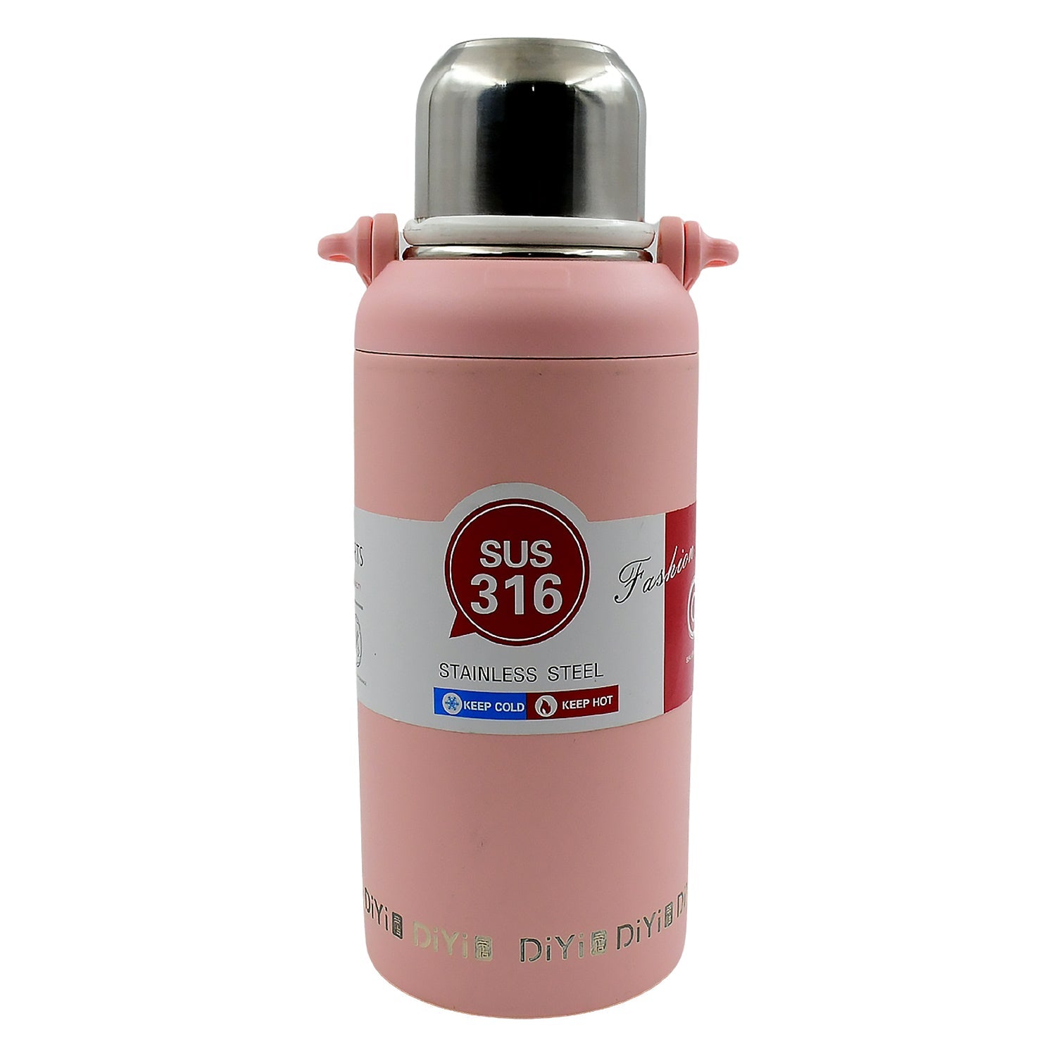 Stainless Steel tumblers 316 Stainless Steel, Vacuum Insulated Cup / Bottle, Portable Travel Kettle / Water Bottle with Handle, Outdoor Large Capacity Sports Kettle Cups / Bottle (1300 ML) - Discount Karo