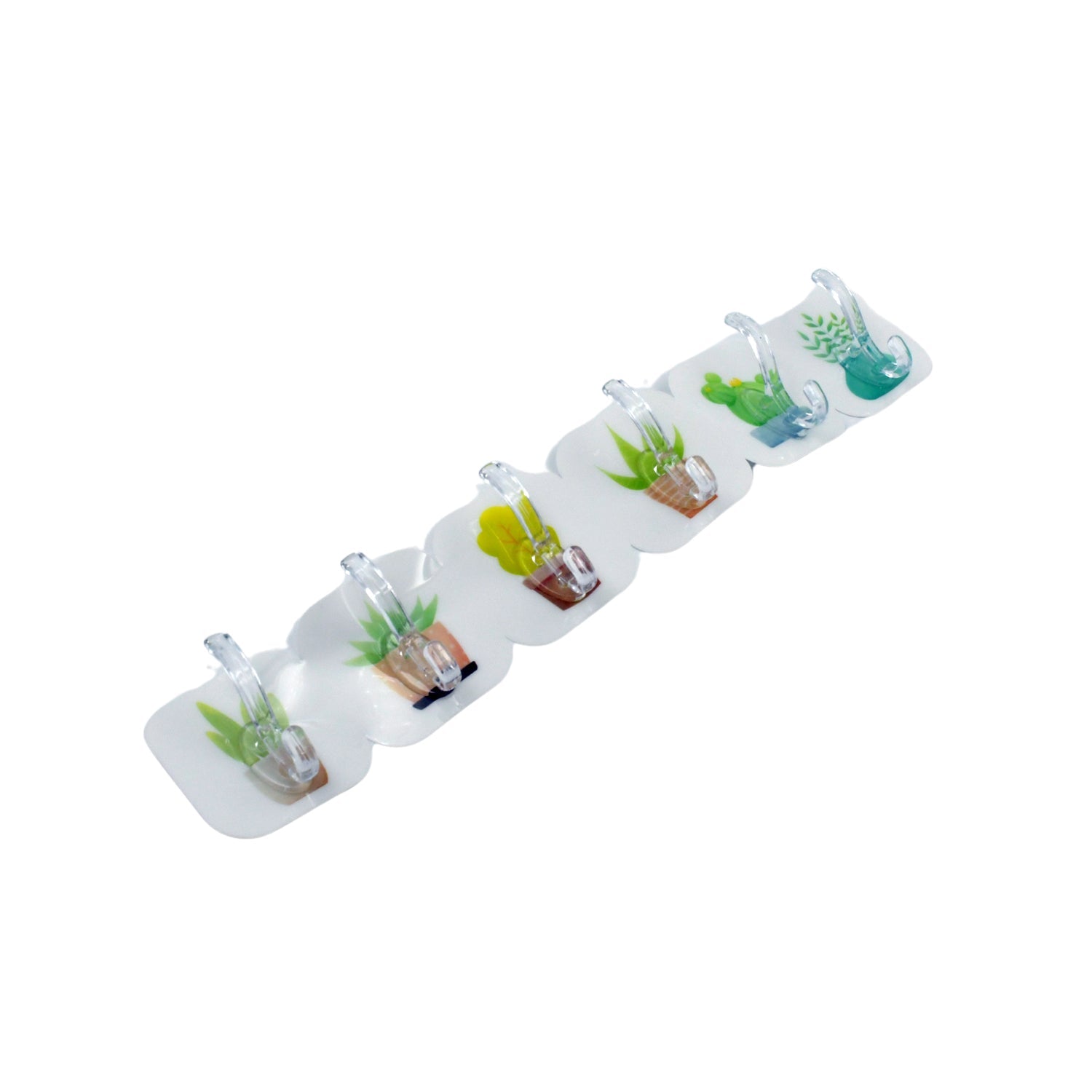 Transparent Adhesive Wall Hooks: Premium Quality, 6-Pack - Discount Karo