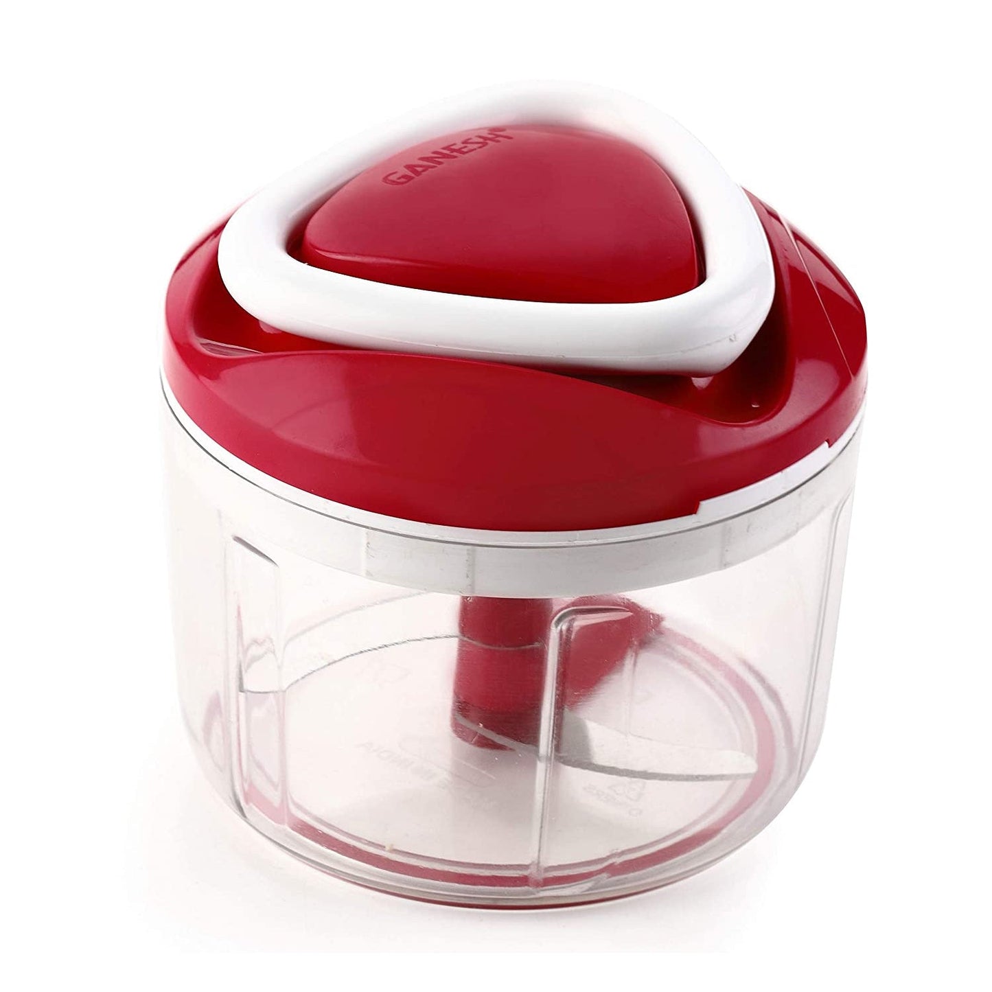 Ganesh Chopper Vegetable Cutter, Red (650 ml) - Discount Karo