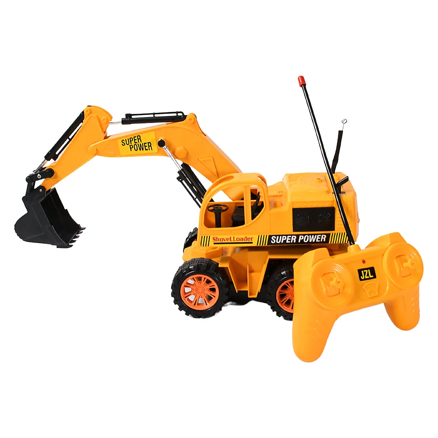 Plastic JCB Construction Toy Remote Control JCB Toys for Kids Boys, Super Power Remote Control JCB Truck Construction Toy (1 Set) - Discount Karo