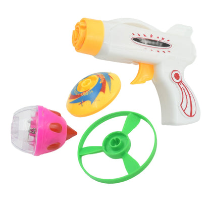 Flash & Sound Super Speed Spinner Gun Set for Kids (Battery Not Included / 1 Pc ) - Discount Karo