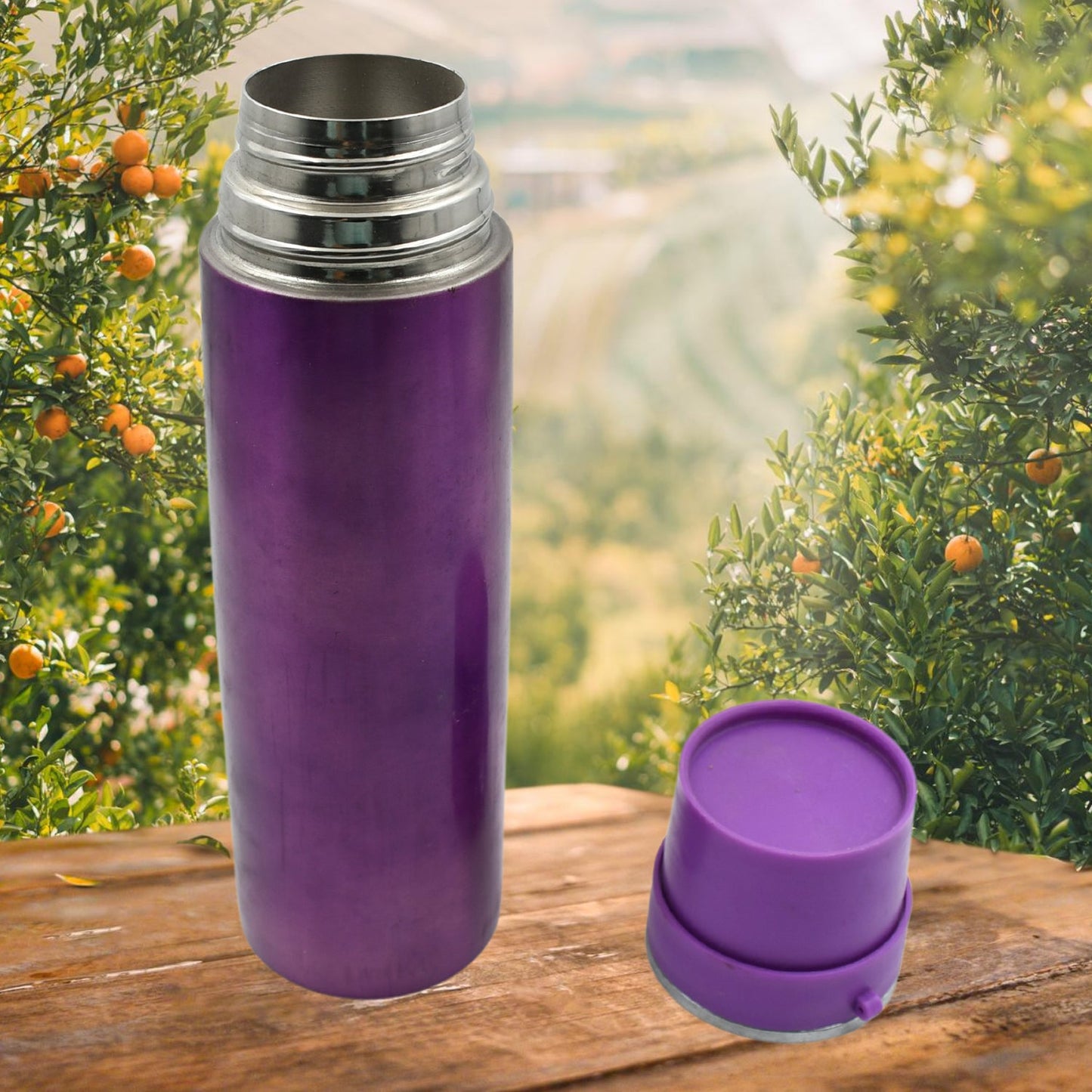 Stainless Steel Water Bottle Leak Proof, Rust Proof, Hot & Cold Drinks, Gym Sipper BPA Free Food Grade Quality, Steel fridge Bottle For office / Gym / School (500 ML Approx) - Discount Karo