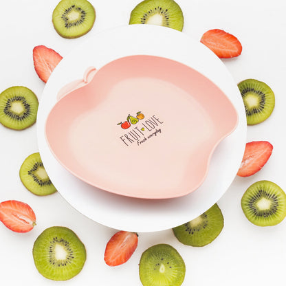 Apple Shape Plate Dish Snacks / Nuts / Desserts Plates for Kids, BPA Free, Children’s Food Plate, Kids Bowl, Serving Platters Food Tray Decorative Serving Trays for Candy Fruits Dessert Fruit Plate, Baby Cartoon Pie Bowl Plate, Tableware (1 Pc) - Discount Karo