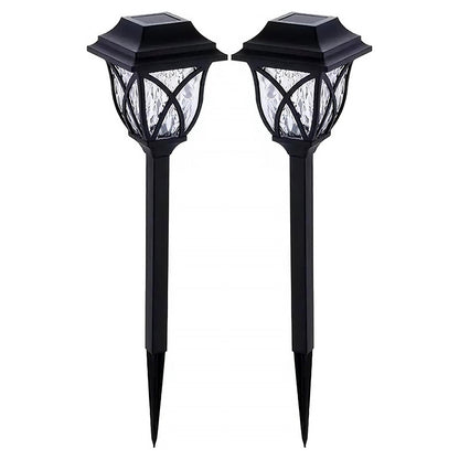 Solar Garden Lights LED Outdoor Stake Spotlight Fixture for Garden Light (Pack of 2pc )