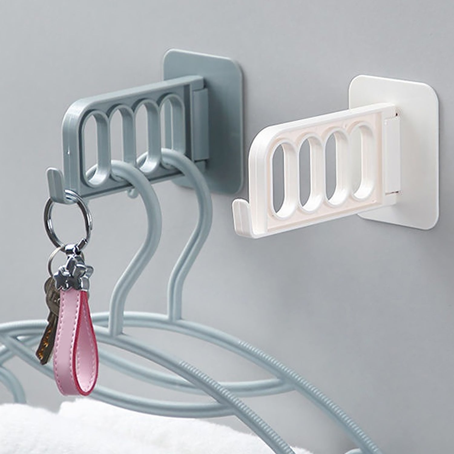 4859 Single Door Hook for Bathroom Kitchen Bedroom Cubicle 