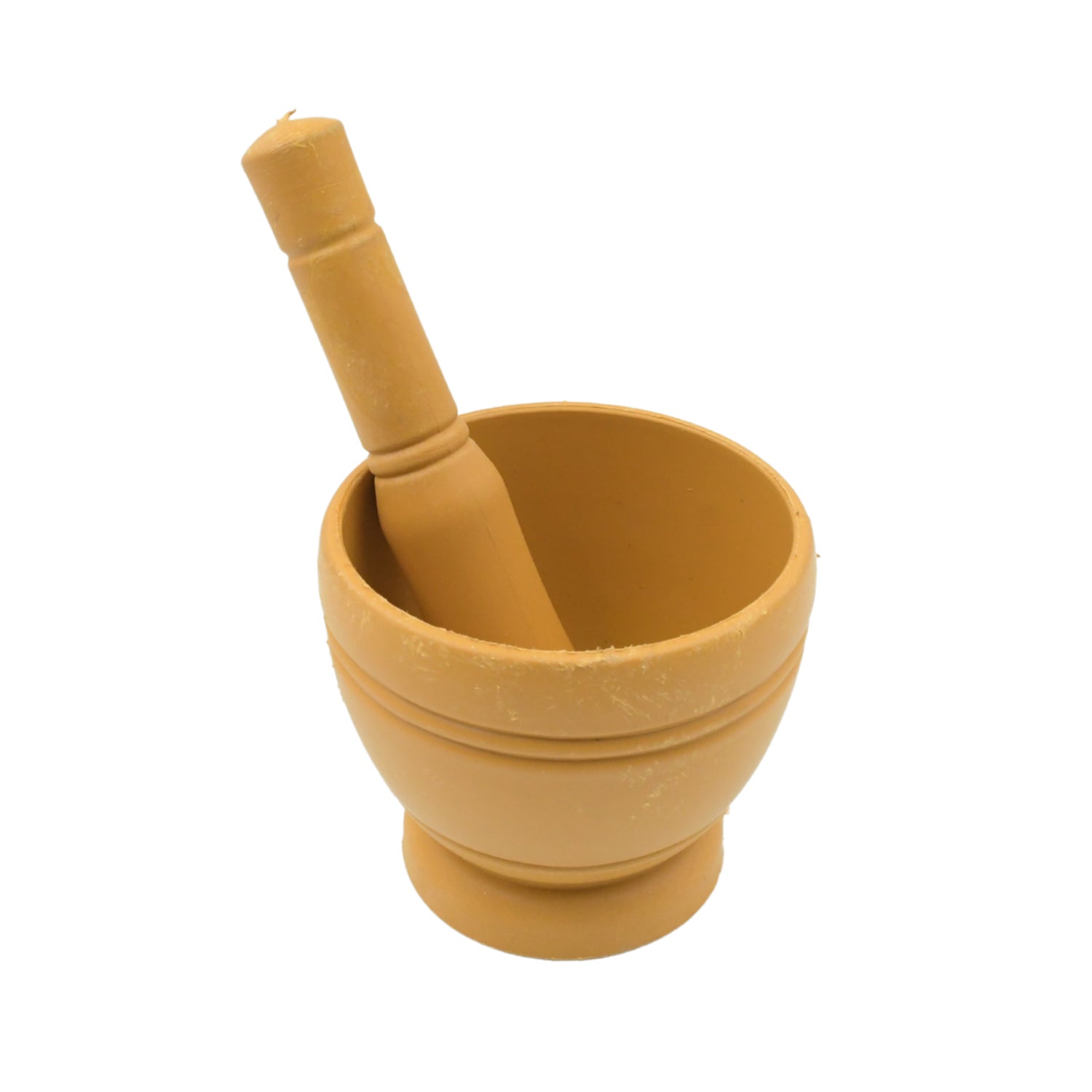 Mortar and Pestle Set for Spices, Okhli Masher, Khalbatta, Kharal, Mixer, Natural & Traditional Grinder and Musal, Well Design for Kitchen, Home, Herb - Discount Karo